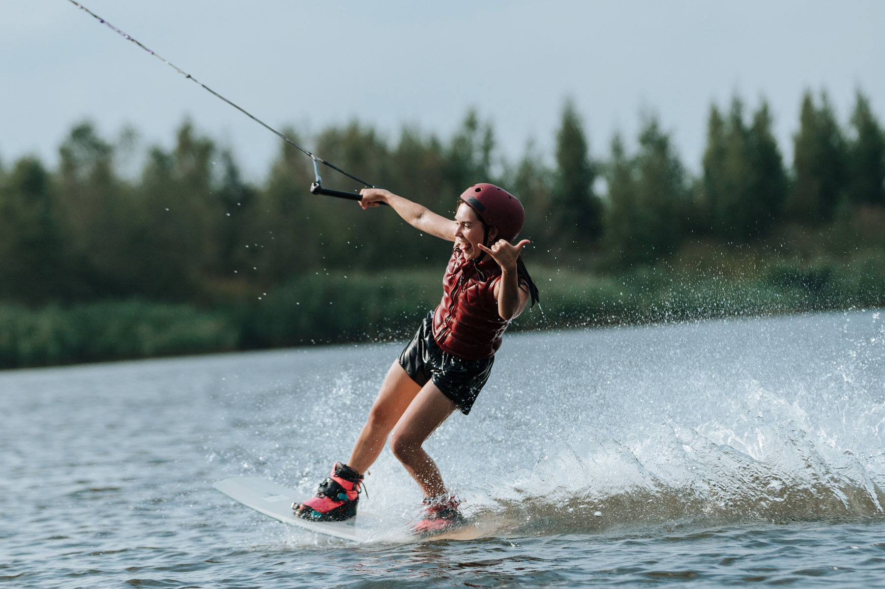 Deportes de verano en Camp Wake